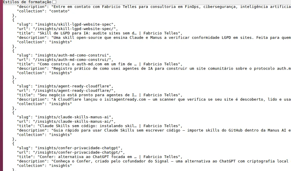4 tools WebMCP registrados no Chrome 149